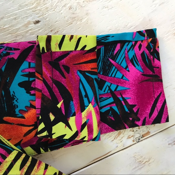 Hot Swag Vibrant Palm Frond Pants - Picture 3 of 6